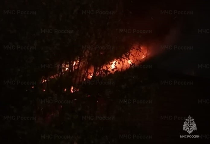 Пожар в г. Мещовск, ул. Кондруцкого