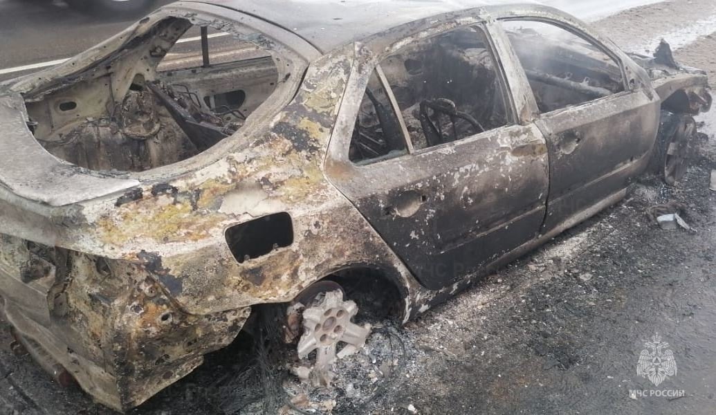 Пожар в Мещовском районе, 222 км автодороги М-3 "Украина"